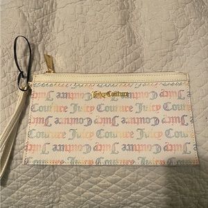 NWOT rainbow flat juicy couture wristlet